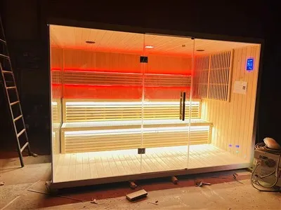 Durabbli Injam Solidu Dar Fil-Ġnub Bieb Sawna Kabina