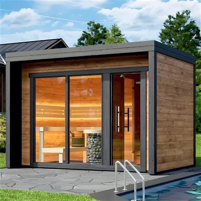 Kamra tas-sawna infrared ta 'barra